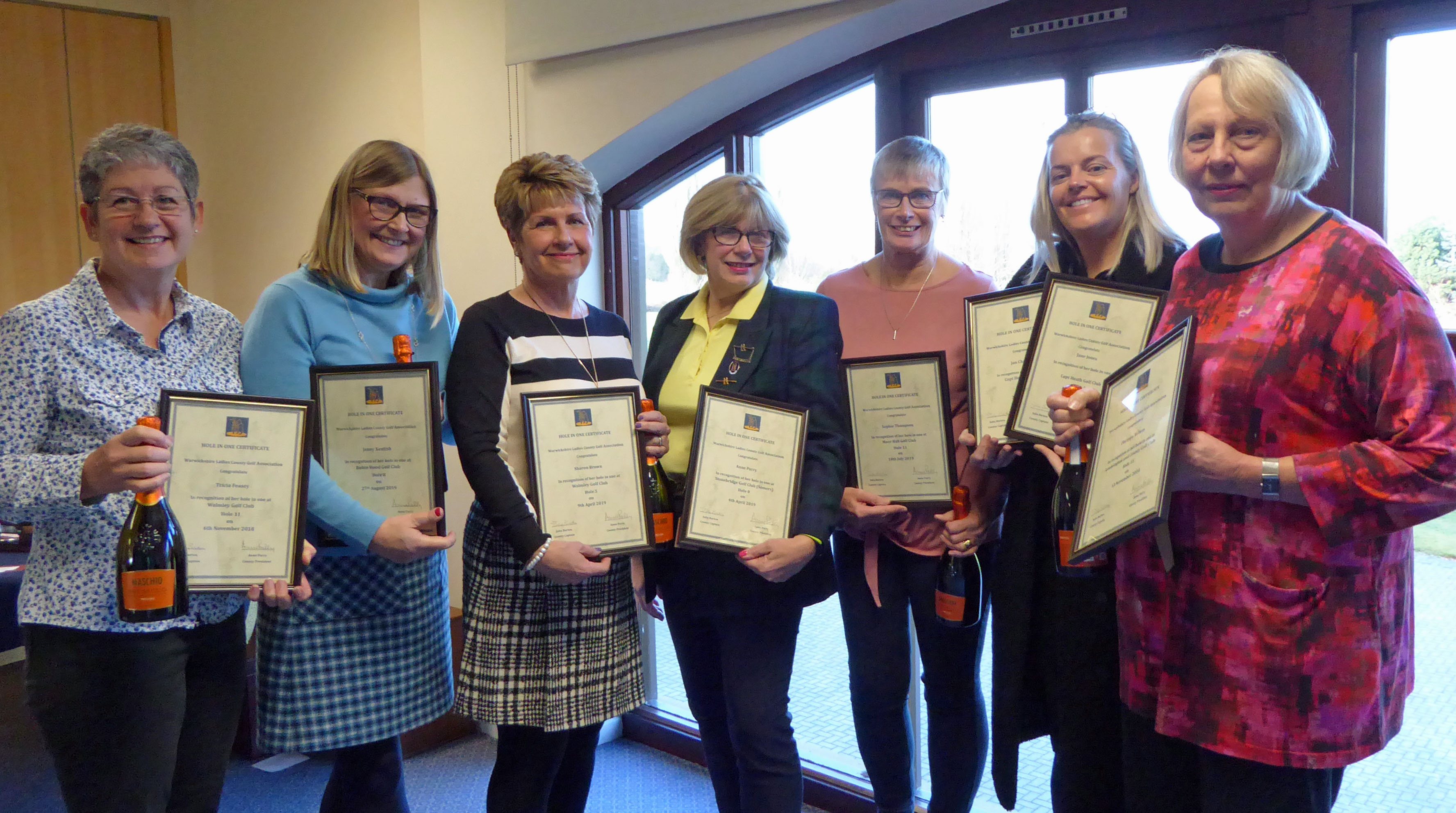 9 HOLES in ONE FOR THE LADIES in 2019 Warwickshire Golf managing