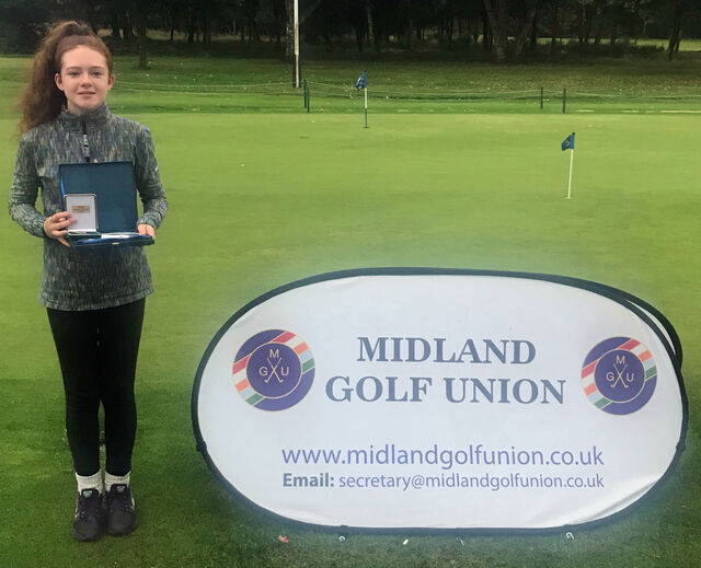 KATIE DREW WINS MIDLANDS JUNIOR CHAMPION OF CHAMPIONS Warwickshire
